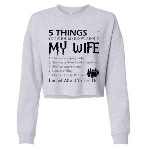 5 Things You Should Know About My Wife Cropped Pullover Crew