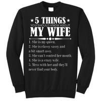 5 Things You Should Know About My Wife Funny Sweatshirt