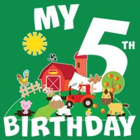 5 Year Old Farm My 5th Birthday Sweatshirt