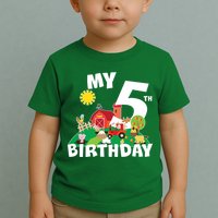 5 Year Old Farm My 5th Birthday Toddler T-Shirt