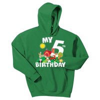 5 Year Old Farm My 5th Birthday Kids Hoodie