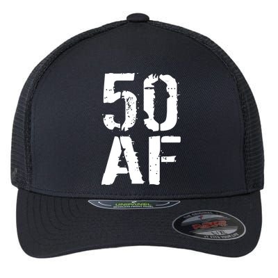 50 AF 50th Birthday Flexfit Unipanel Trucker Cap