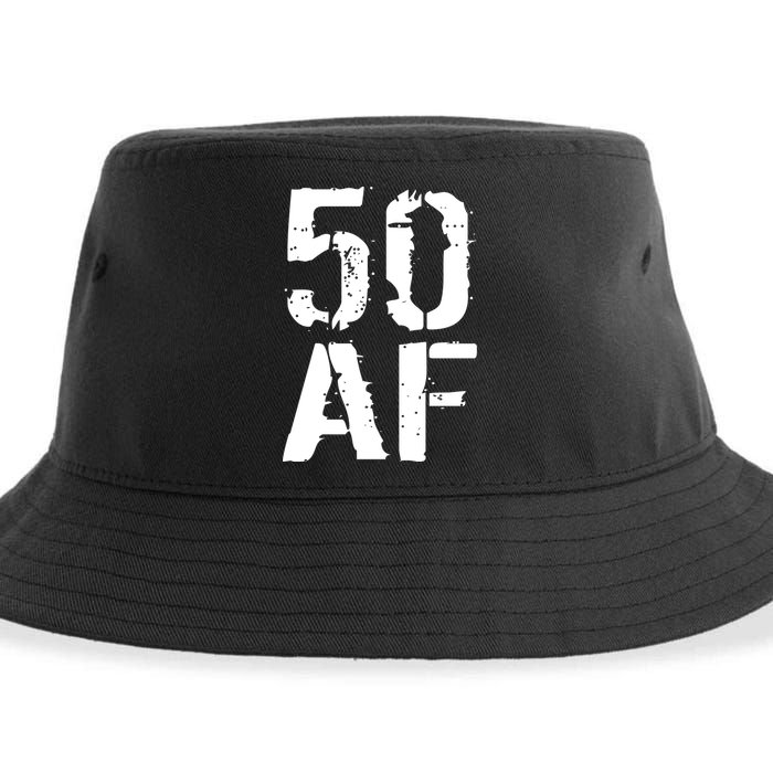 50 AF 50th Birthday Sustainable Bucket Hat