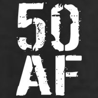 50 AF 50th Birthday Adult Drive Performance Visor