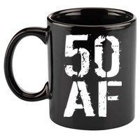 50 AF 50th Birthday 11oz C Handle Ceramic Mug