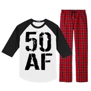 50 AF 50th Birthday Raglan Sleeve Pajama Set