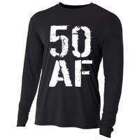 50 AF 50th Birthday Cooling Performance Long Sleeve Crew