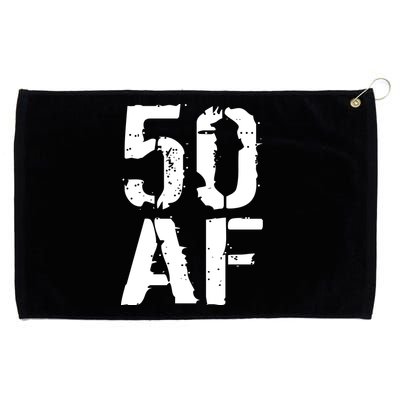 50 AF 50th Birthday Grommeted Golf Towel