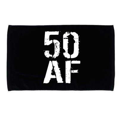 50 AF 50th Birthday Microfiber Hand Towel