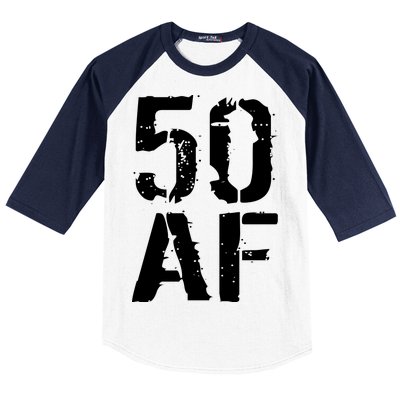 50 AF 50th Birthday Baseball Sleeve Shirt