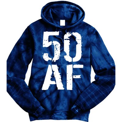 50 AF 50th Birthday Tie Dye Hoodie