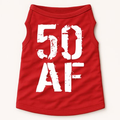 50 AF 50th Birthday Doggie Tank