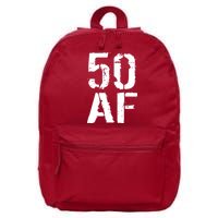 50 AF 50th Birthday 16 in Basic Backpack