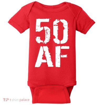 50 AF 50th Birthday Baby Bodysuit