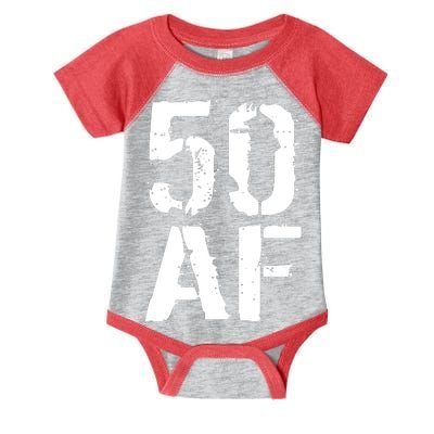 50 AF 50th Birthday Infant Baby Jersey Bodysuit