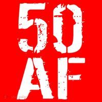 50 AF 50th Birthday Women's V-Neck T-Shirt