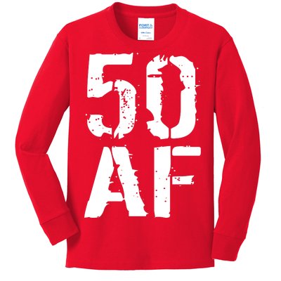 50 AF 50th Birthday Kids Long Sleeve Shirt