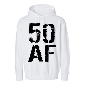 50 AF 50th Birthday Garment-Dyed Fleece Hoodie