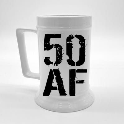 50 AF 50th Birthday Beer Stein