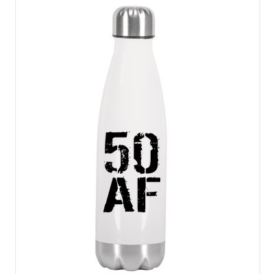 50 AF 50th Birthday Stainless Steel Insulated Water Bottle