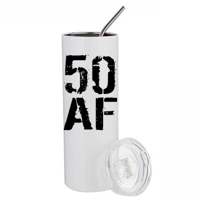 50 AF 50th Birthday Stainless Steel Tumbler