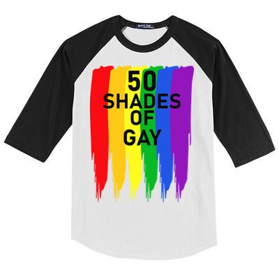 50 Shades Of Gay Kids Colorblock Raglan Jersey