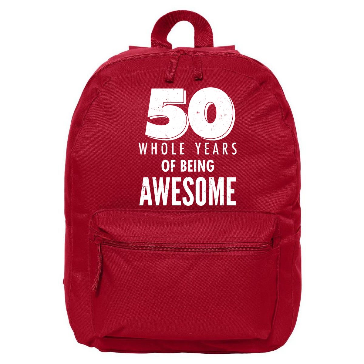 50 Whole Years Of Being Awesome Birthday 16 in Basic Backpack