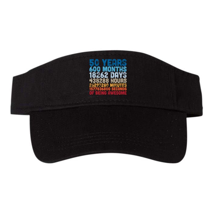 50 Years Months Days Hours Minutes Seconds Of Being Awesome Visor