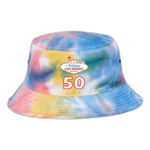 50 Years Old In Vegas - 50th Birthday Tie Dye Newport Bucket Hat