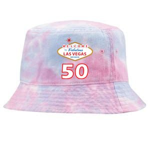 50 Years Old In Vegas - 50th Birthday Tie-Dyed Bucket Hat