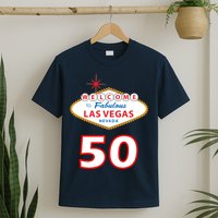 50 Years Old In Vegas - 50th Birthday T-Shirt