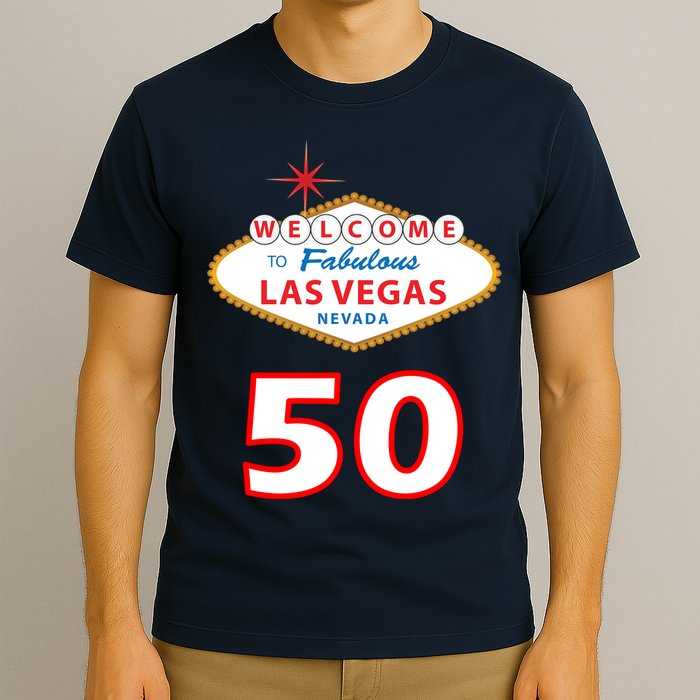 50 Years Old In Vegas - 50th Birthday T-Shirt
