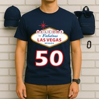 50 Years Old In Vegas - 50th Birthday T-Shirt
