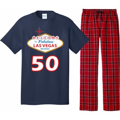 50 Years Old In Vegas - 50th Birthday Pajama Set