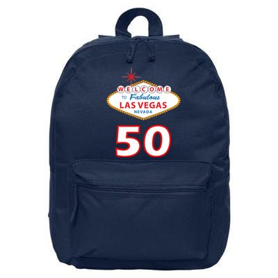 50 Years Old In Vegas - 50th Birthday 16 in Basic Backpack