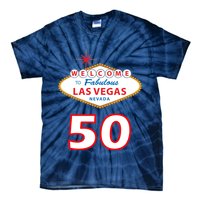 50 Years Old In Vegas - 50th Birthday Tie-Dye T-Shirt