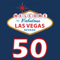 50 Years Old In Vegas - 50th Birthday Tie-Dye T-Shirt