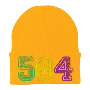 504 New Orleans Mardi Gras Knit Cap Winter Beanie