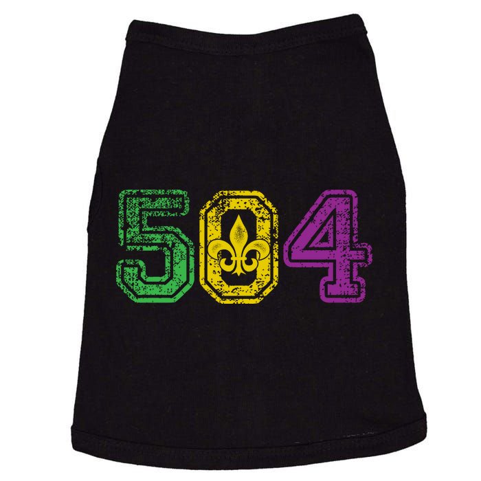 504 New Orleans Mardi Gras Doggie Tank