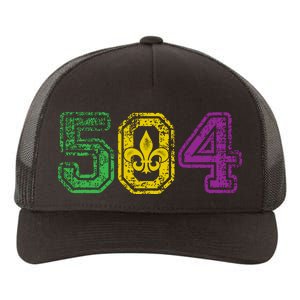 504 New Orleans Mardi Gras Yupoong Adult 5-Panel Trucker Hat