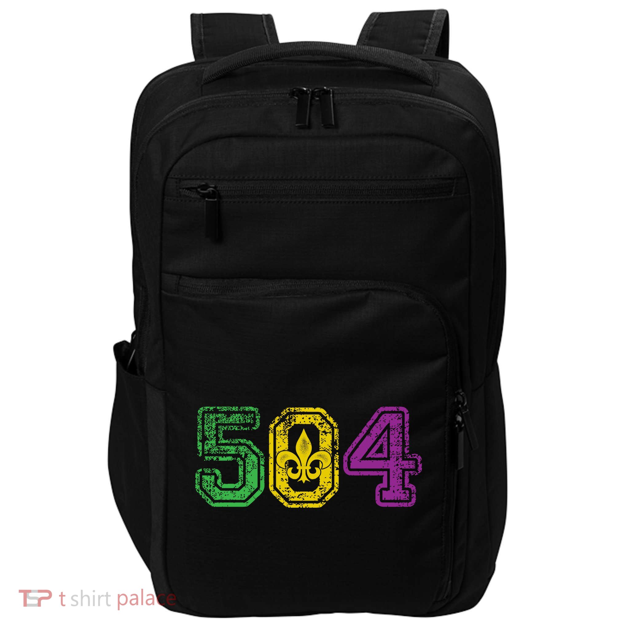 504 New Orleans Mardi Gras Impact Tech Backpack