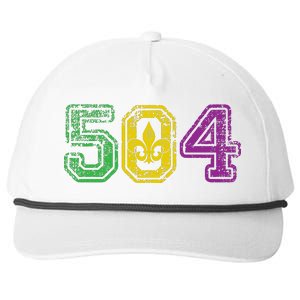 504 New Orleans Mardi Gras Snapback Five-Panel Rope Hat