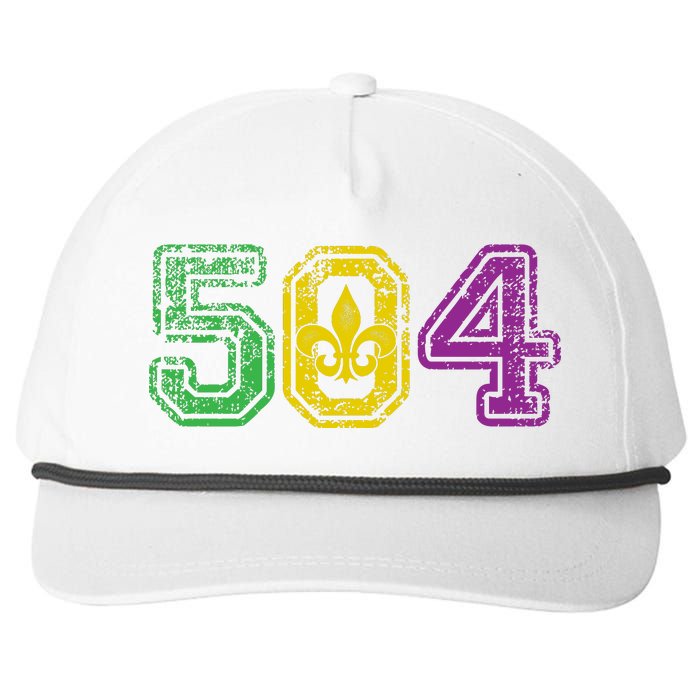 504 New Orleans Mardi Gras Snapback Five-Panel Rope Hat