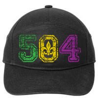 504 New Orleans Mardi Gras 7-Panel Snapback Hat