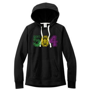 504 New Orleans Mardi Gras Women's Fleece Hoodie