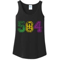 504 New Orleans Mardi Gras Ladies Essential Tank