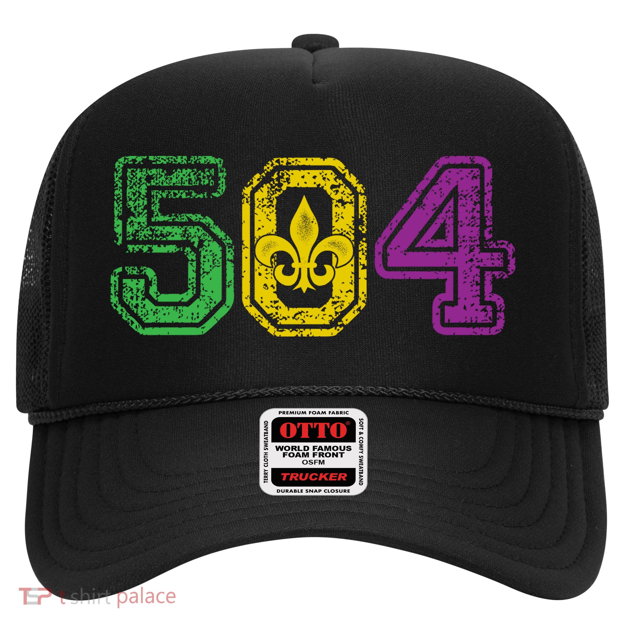 504 New Orleans Mardi Gras Trucker Hat
