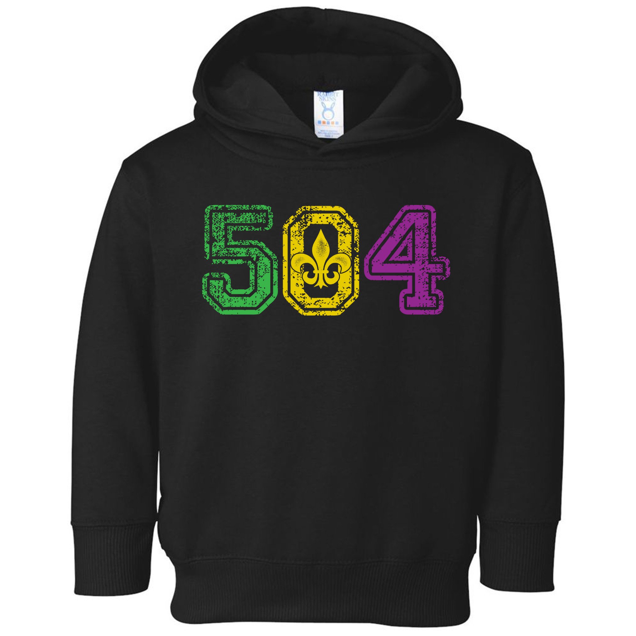 504 New Orleans Mardi Gras Toddler Hoodie