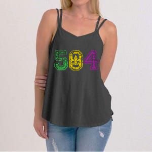 504 New Orleans Mardi Gras Women's Strappy Tank