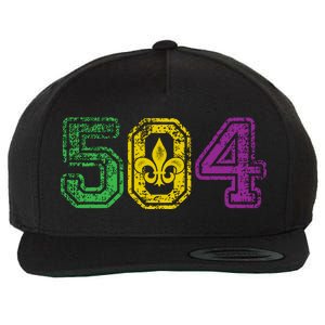 504 New Orleans Mardi Gras Wool Snapback Cap